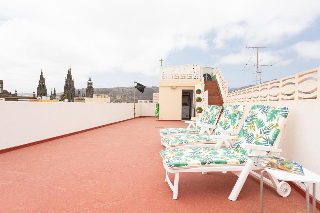 Homeforguest New Duplex With Rooftop Next To Arucas Cathedral エクステリア 写真