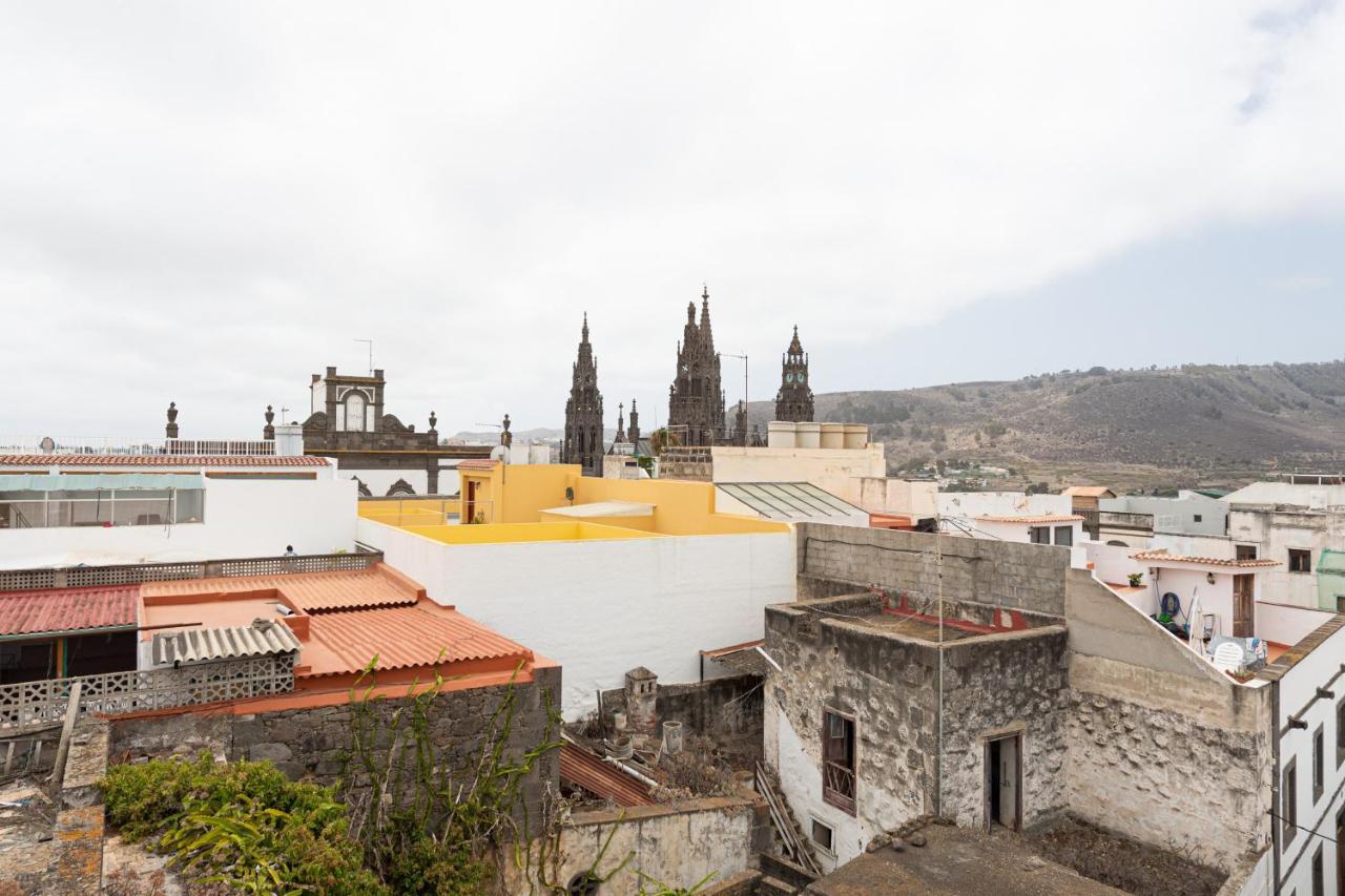 Homeforguest New Duplex With Rooftop Next To Arucas Cathedral エクステリア 写真